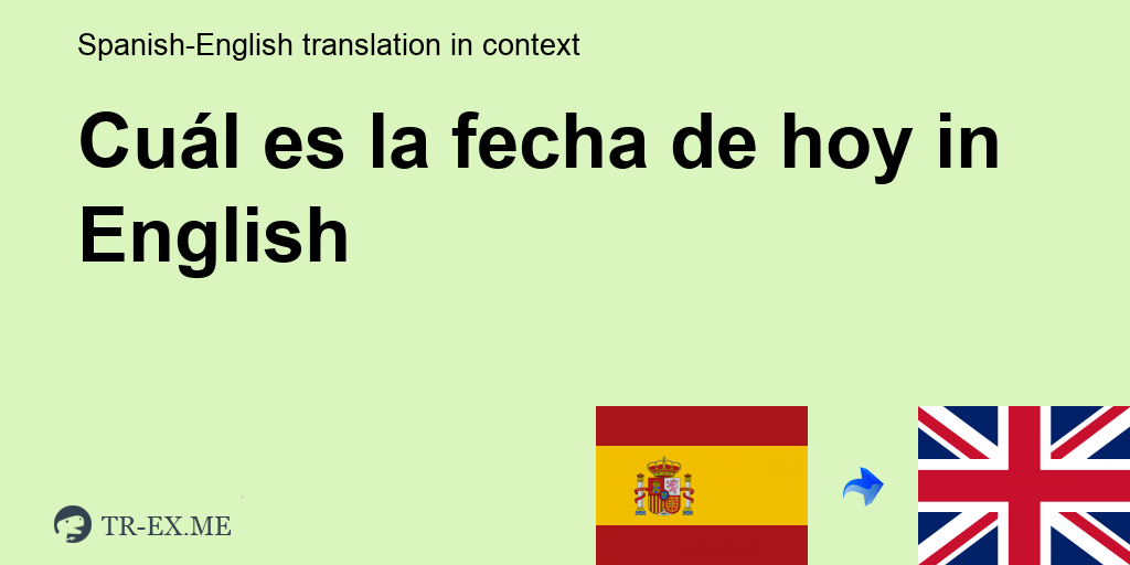  Cual Es La Fecha De Hoy In English Diario Acoru a